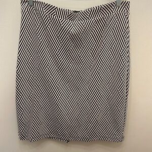 Burgundy and Black Pattern Maeve Skirt